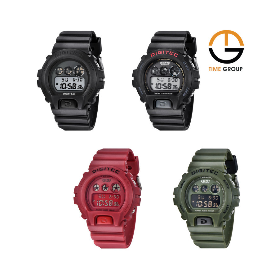 JAM TANGAN PRIA DIGITEC DG5098 DG-5098 DG5098T DG-5098T ORIGINAL