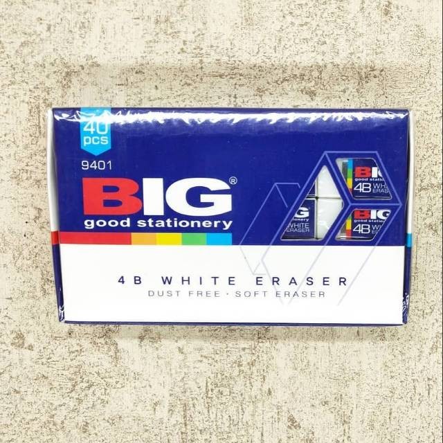 

(PST.ATK) Setip / Penghapus Big Kecil Putih 9401/Penghapus Pensil