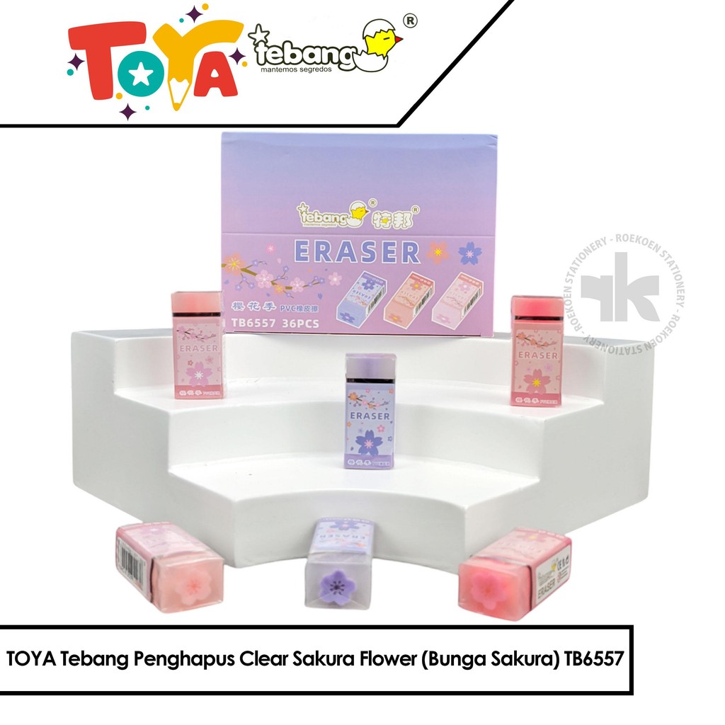 

Stationery TOYA Tebang Penghapus Clear - Model Terbaru