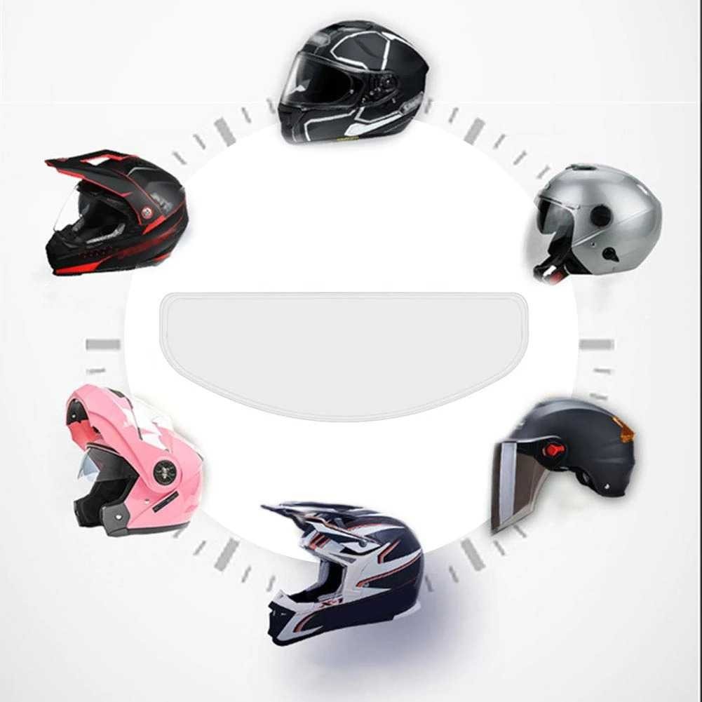 Stiker Pelindung Kaca Helm Anti Embun Visor Helem Anti Fog 24.5x9cm / Sticker Film Helm Anti Air Huj