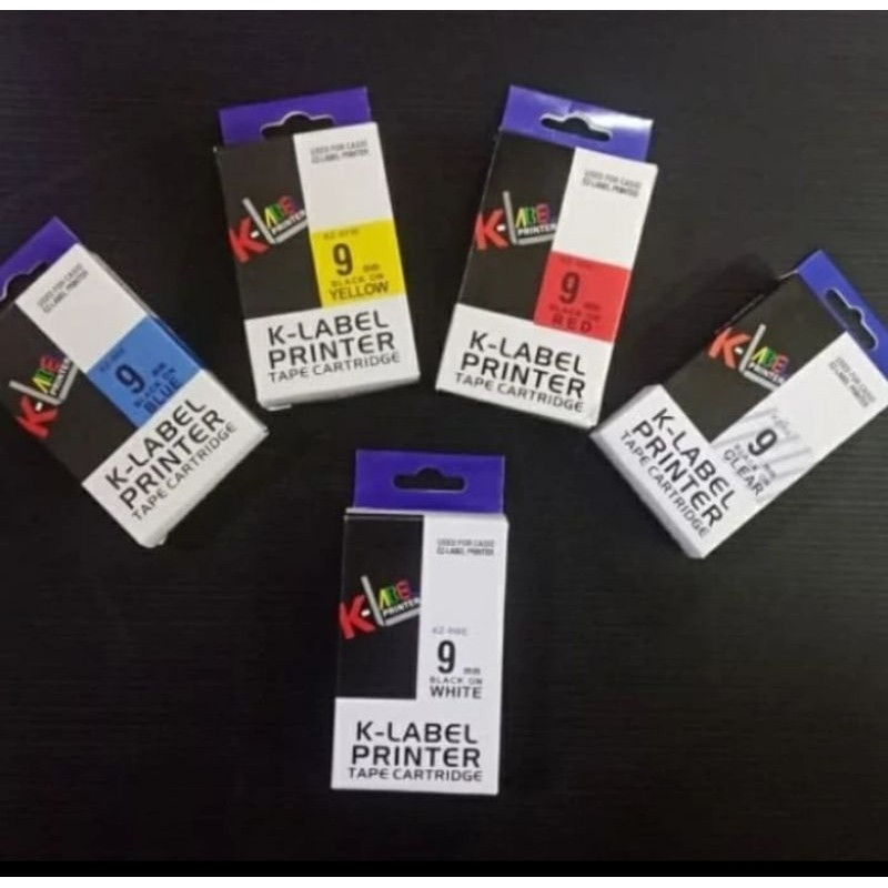 

K-Label Printer Tape Catridge for Casio 9 mm / EZ Label IT for Casio 9mm