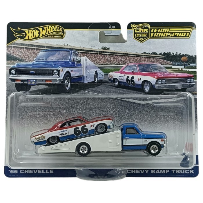Hot Wheels Team Transport 66 Chevelle 72 Chevy Ramp Truck