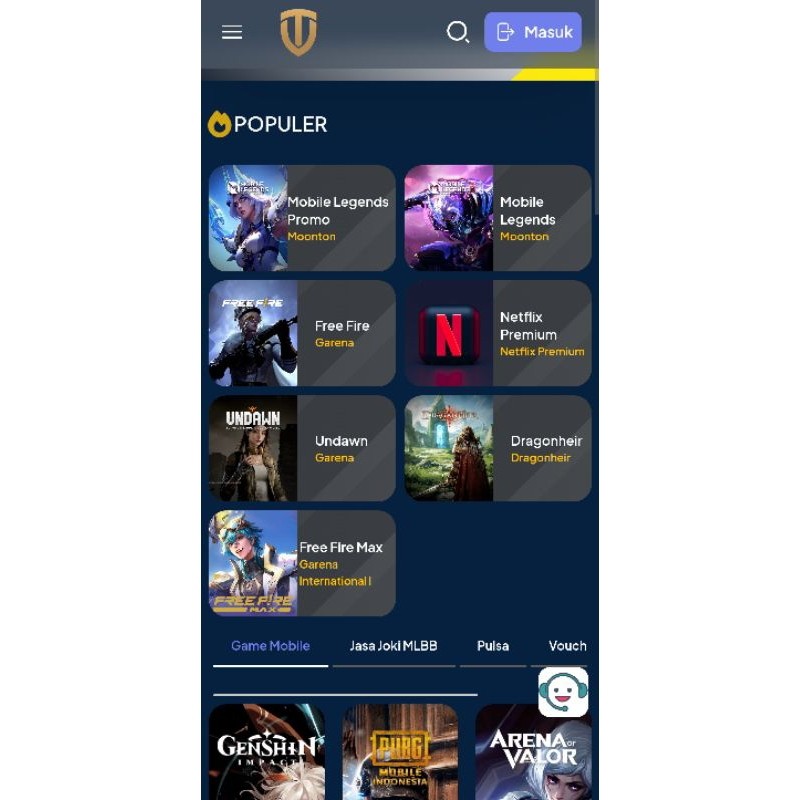Source Code Script Topup Game Pulsa PPOB | Pembayaran Otomatis | UI Modern | Update 28 Februari 2024
