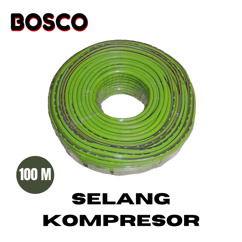 Selang Kompresor BOSCO 100M / BOSCO Selang Angin Kompresor 100 Meter