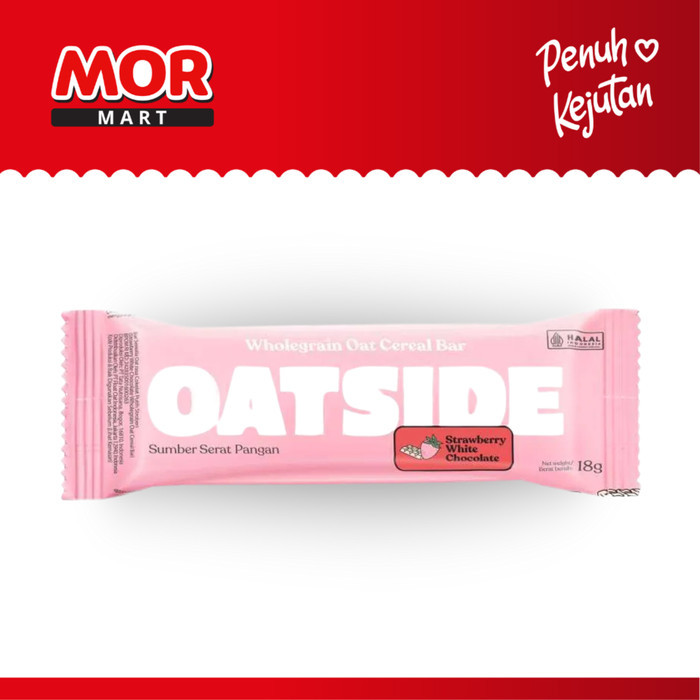 

OATSIDE Cereal Snack Bar Strawberry White Chocolate 18gr