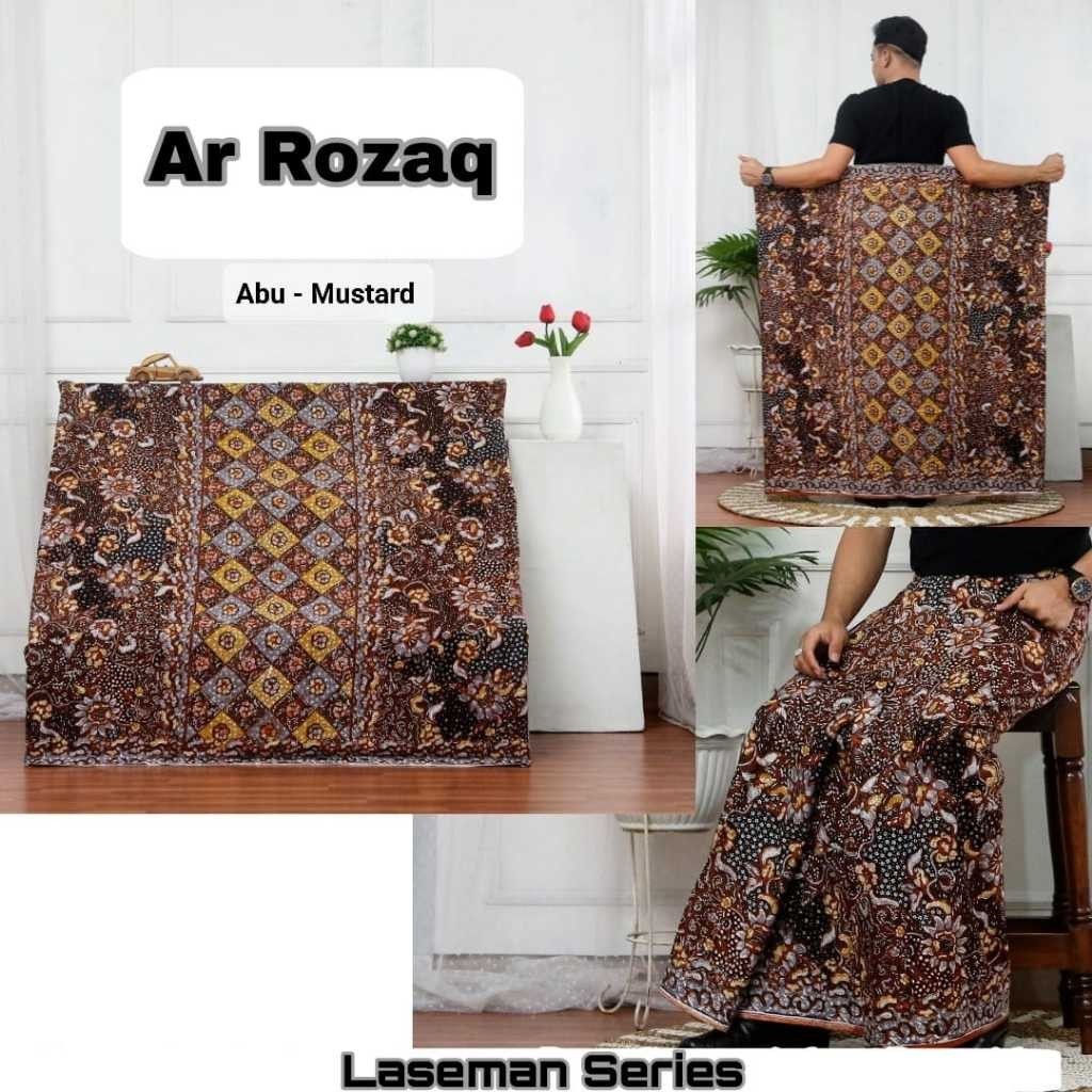 ARRIDWAN - Motif 04 Ridwan Batik, Sarung Batik Gus Ahmad kain katun Premium motif cokro Mewah Nyaman
