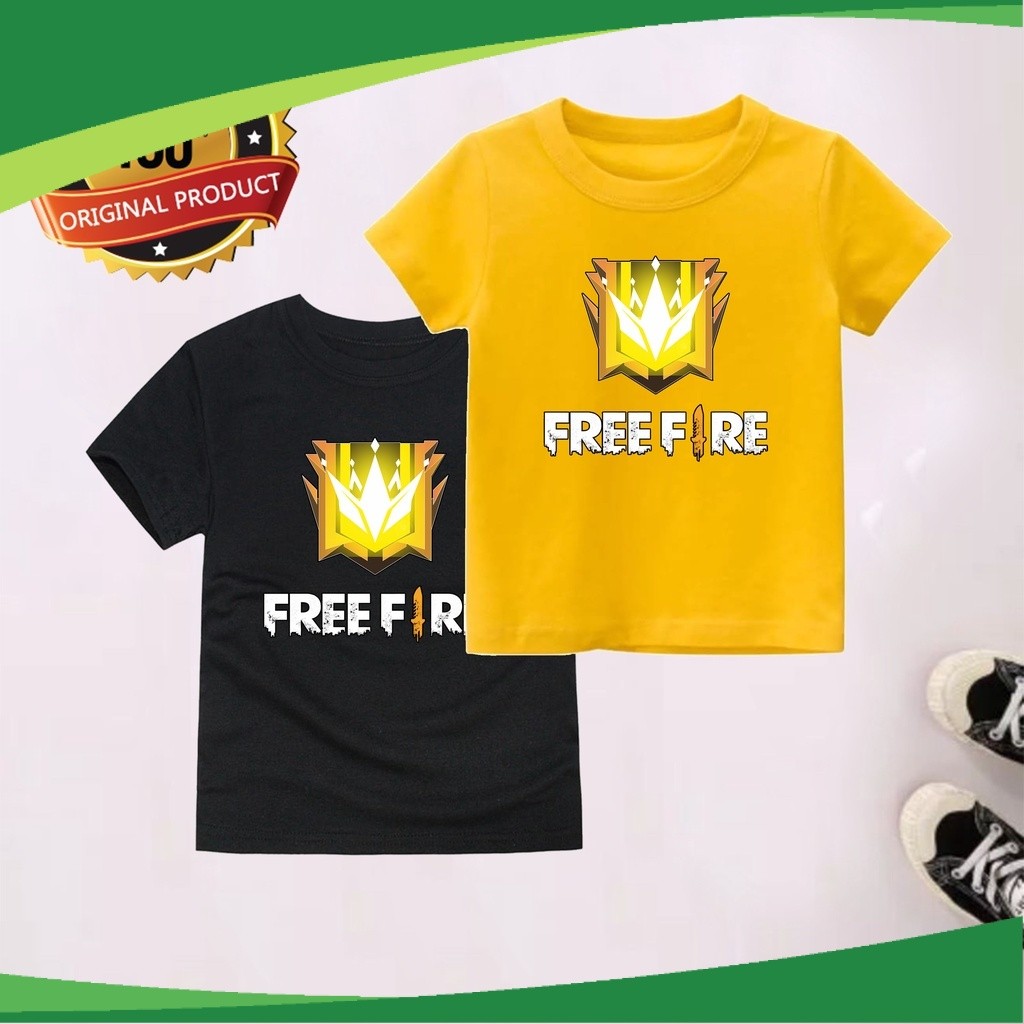 KL - Kaos Anak FF Motif Grand Master Baju Anak Free Fire Laki Laki Dan Perempuan Fashion Kids 07