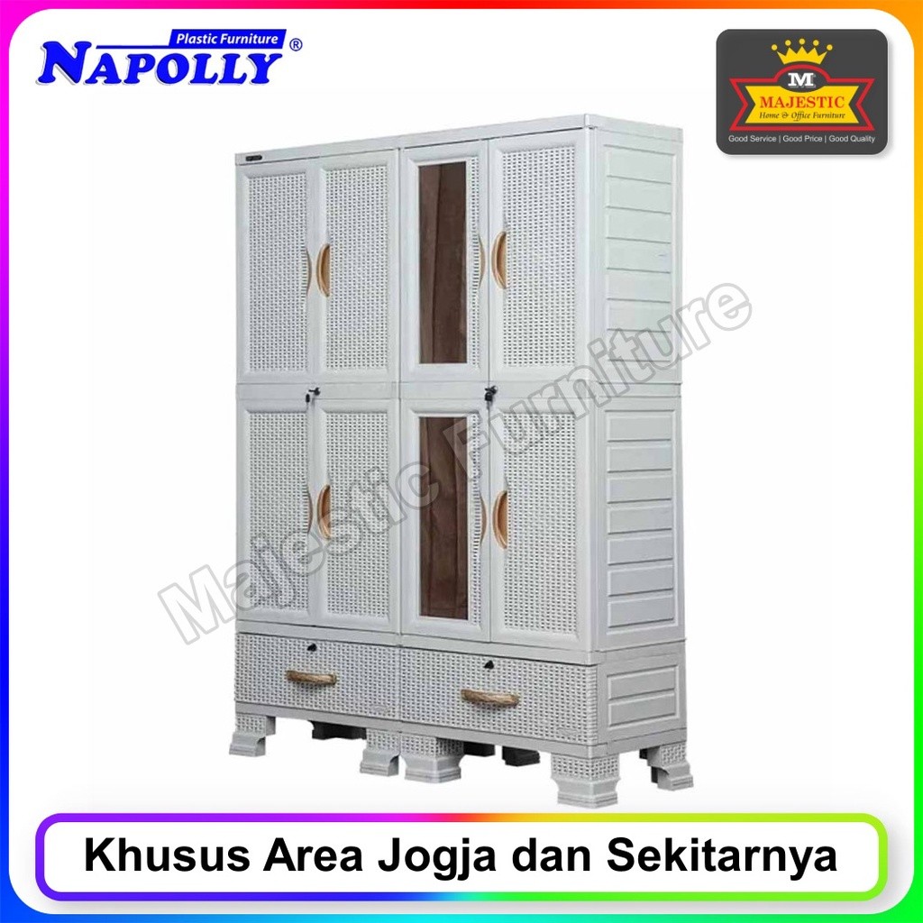 Lemari Plastik Napolly CABRO 466 22 DK (Jogja)