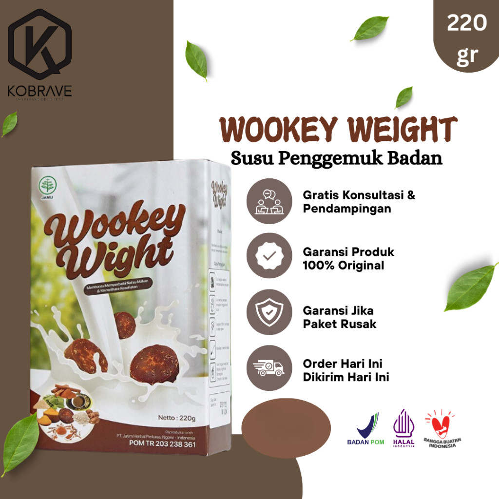 Wookey Weight Susu Gemuk Badan Wookey Wight Susu Penambah Berat Badan Rasa Original