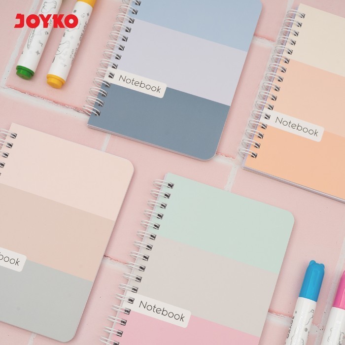 

JOYKO Ruled Notebook Diary Three Color Cover Agenda Buku Catatan Bergaris NB-743 A6