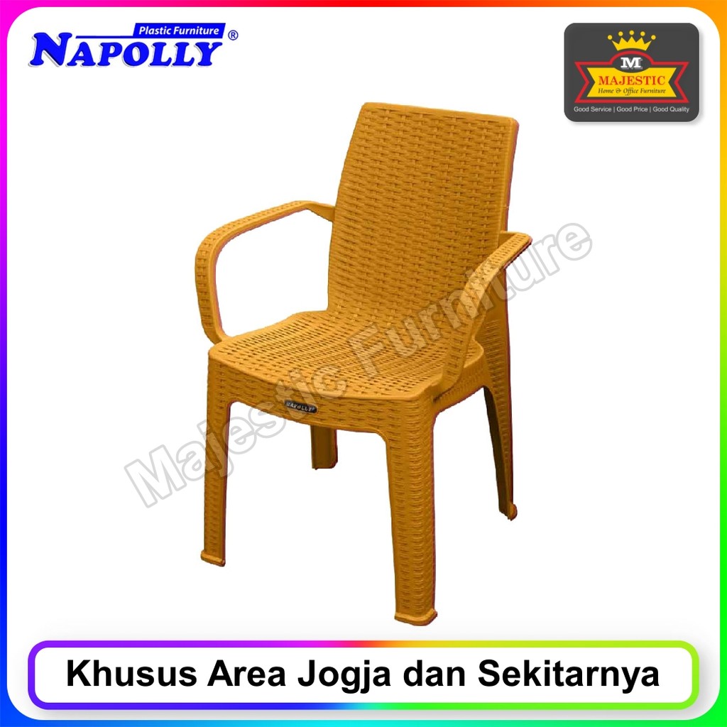 Kursi Plastik Napolly KRS 701 ARM (Jogja)