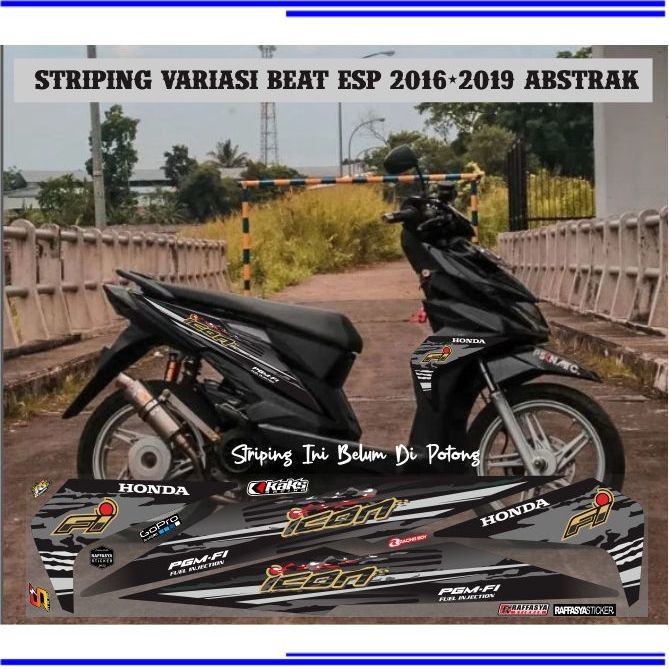 POLET KEREN striping beat esp abstrak terbaru simple racing variasi