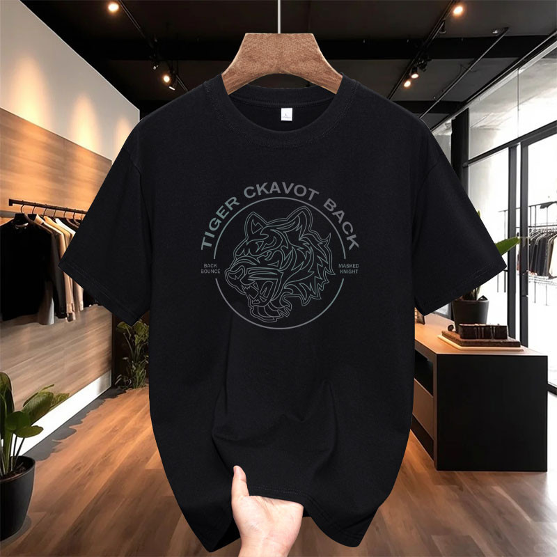 (COD) KAOS Gucci L 2025 Produk Baru Bingkai Tiger T-shirt yang dicetak