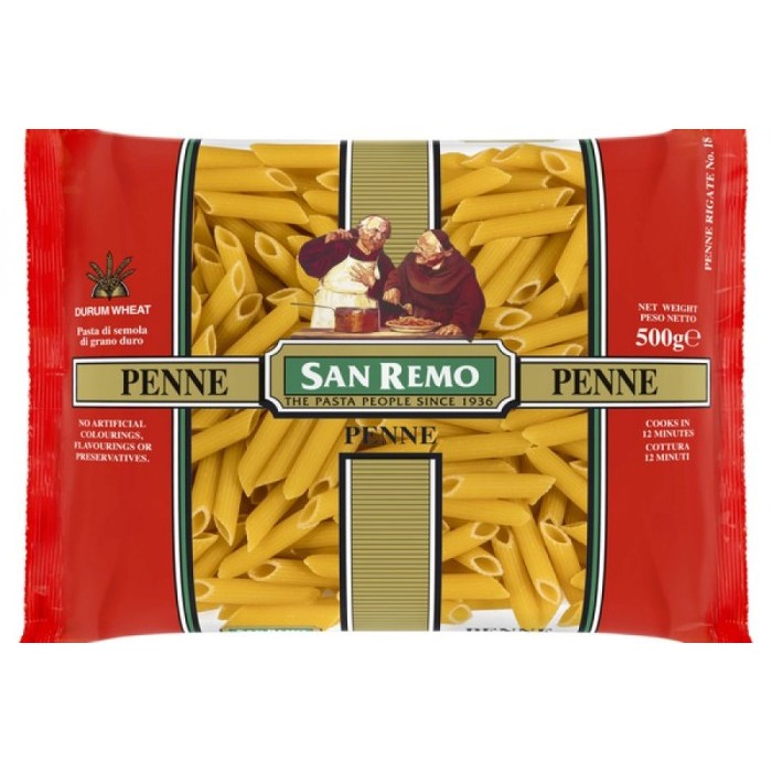 

San Remo Pasta Spaghetti Fettucine Elbow Fusilli Penne Macaroni - Fettuccine