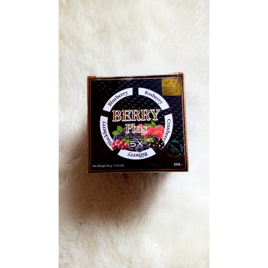 BERRY PLUS / 4K PLUS EXTRA WHITENING CREAM ORIGINAL THAILAND 20 GRAM - Berry Plus