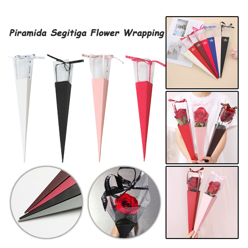 

(10 PCS) Single Rose Box Wrapping Mawar