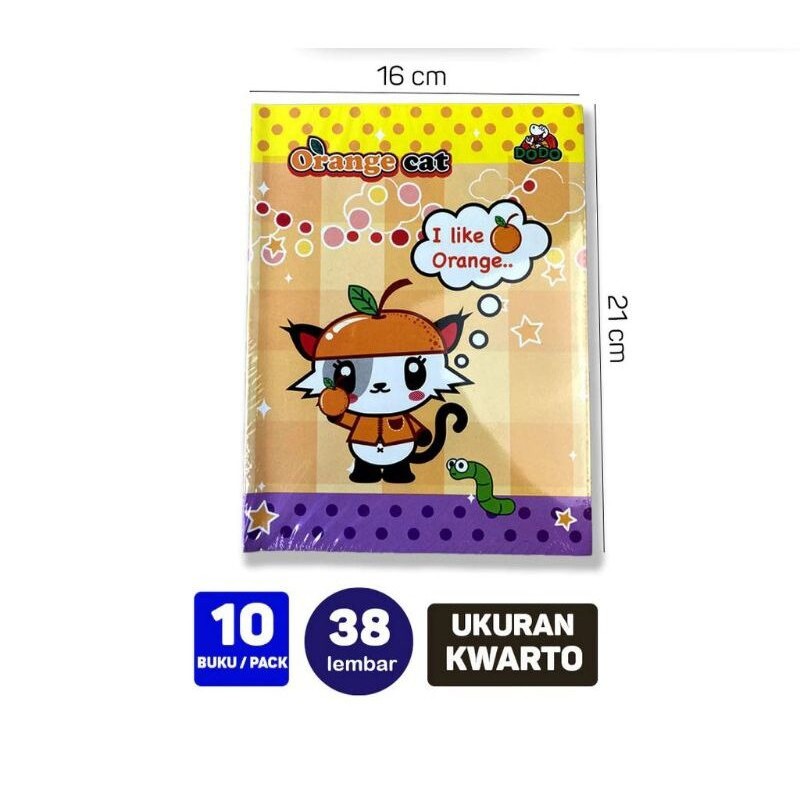 

Buku Tulis Sidu DODO 38 Lembar (10pcs)