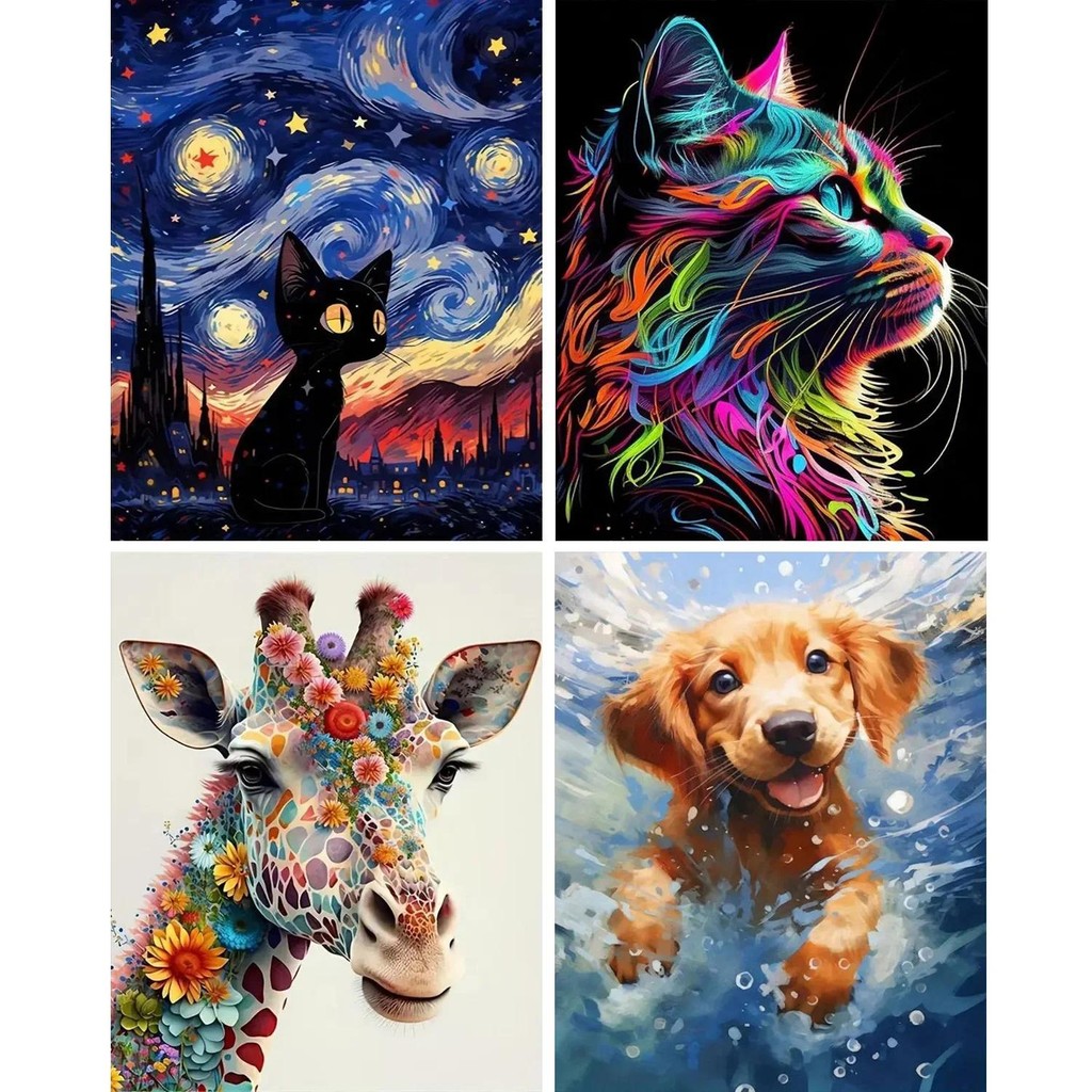 

1pc Paint by Numbers Kit for Adults Beginner on Canvas, Painting Kits for Adults, DIY Hobbies for Women, Frameelss