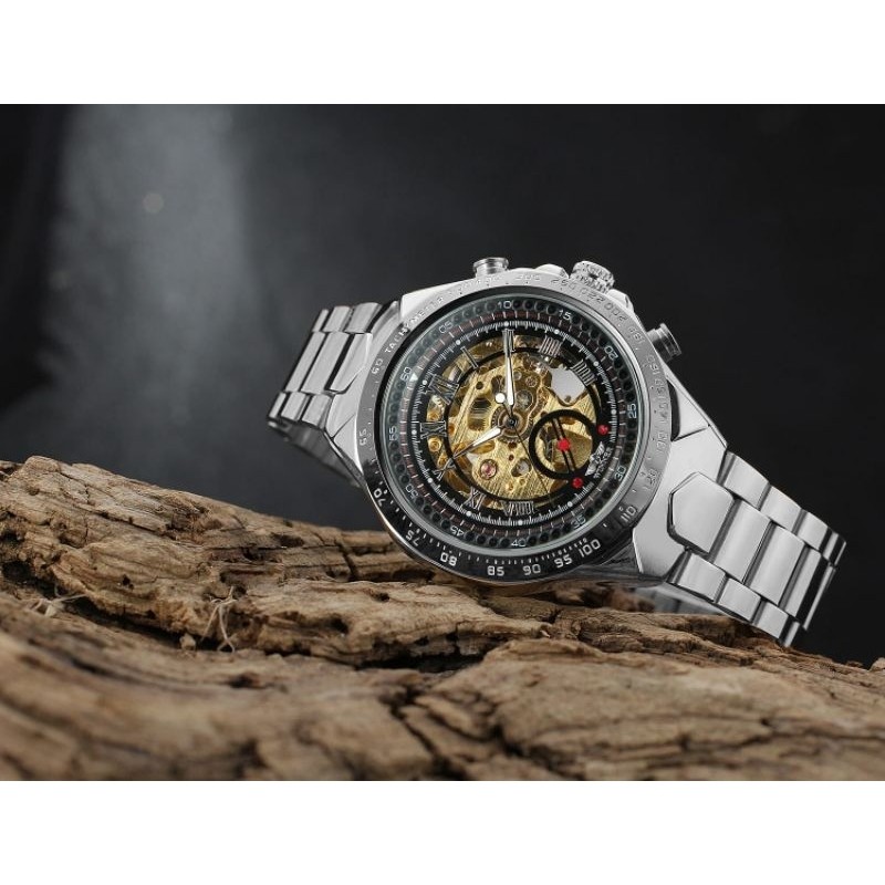 ( AUTOMATIC ) JAM TANGAN PRIA T-WINNER RANTAI COWOK AUTOMATIC TYPE TW8067 100%ORIGINAL