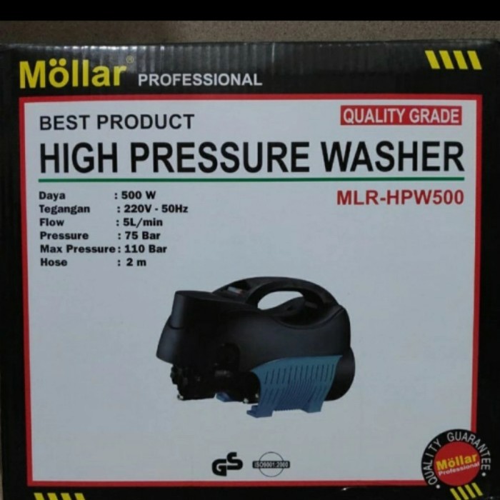 mollar hpw 500 high pressure cleaner mesin jet cleaner cuci mobil