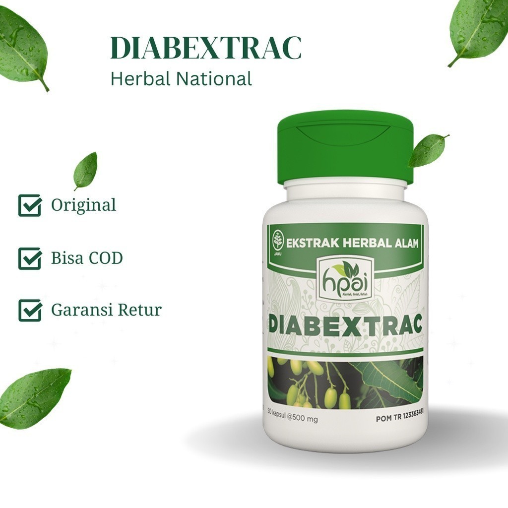

NEW ORIGINAL DIABEXTRAC HNI HPAI - Obat Herbal Diabetes Ampuh dan Alami