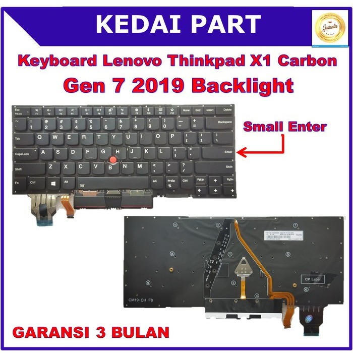 Keyboard Lenovo ThinkPad X1 Carbon Gen7 Gen 7 Gen8 Gen 8 Yoga Gen 5 2020 Pointer Backlight