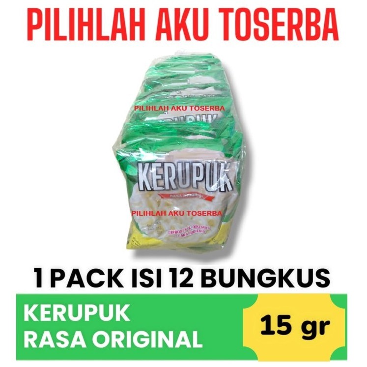 

KERUPUK PUTIH ORIGINAL - ( HARGA 1 PACK )