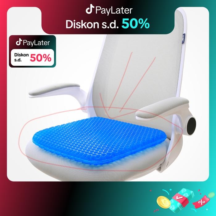 【COD】Alas Duduk Silikon Bantal Alas Duduk Kursi silicon Empuk Nyaman Adem 2304