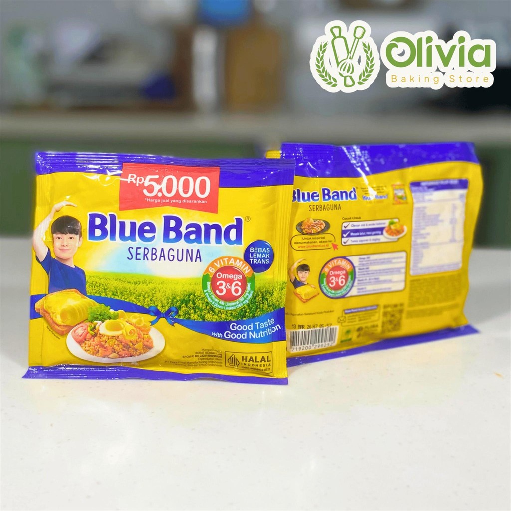 

Blue Band Sachet Serbaguna Mentega Margarine 100 Gr