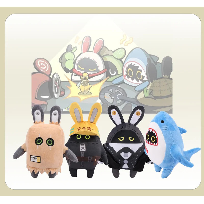 New Zenless Zone Zero Cosplay Bangboo Plush Doll Rabbit Stuffed The Bangboo Sharkboo Soft Plush Anim
