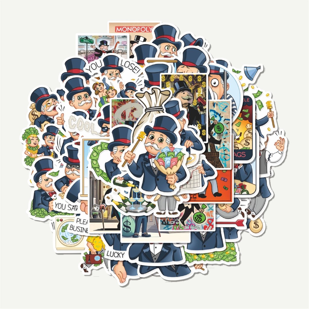 

Sticker Pack Stiker Game Monopoly 2 | Sticker TUMBLR | Stiker LAPTOP KOPER HELM
