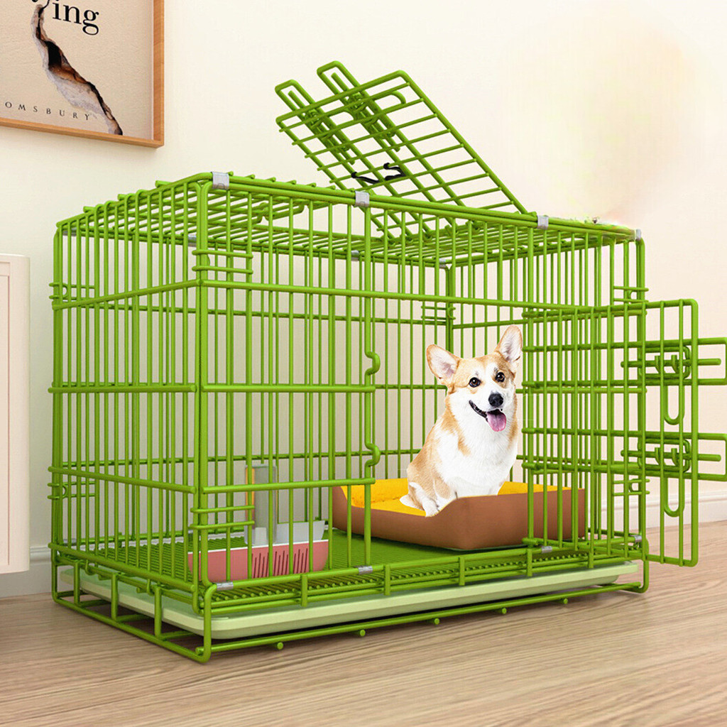 Store Thickened Nano Display Folding Iron Pet Cage Fence Dog Nest Dog Cage Cat Cage chicken cage chi