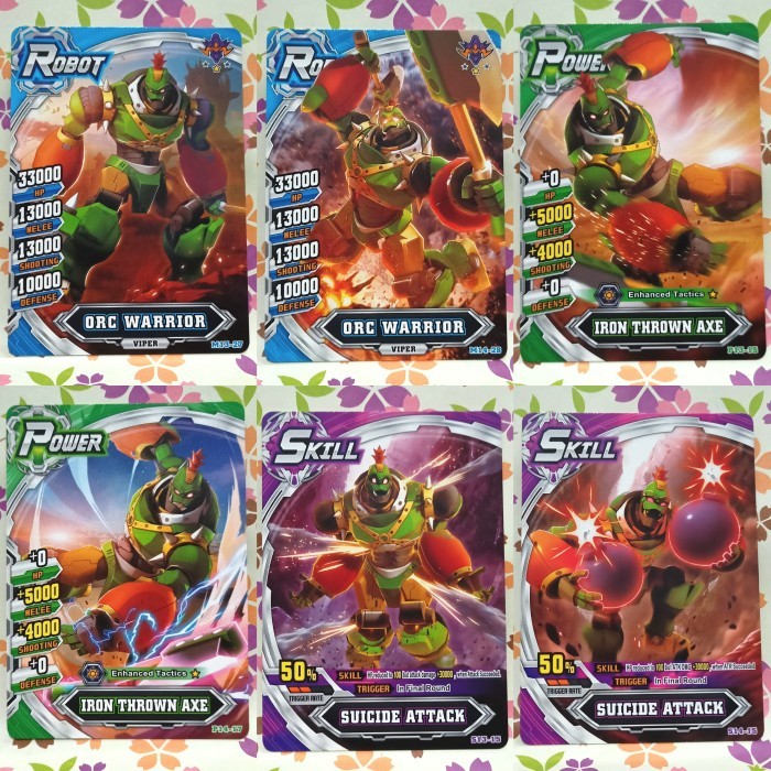 hero of robots normal ORC WARRIOR robot / power / skill