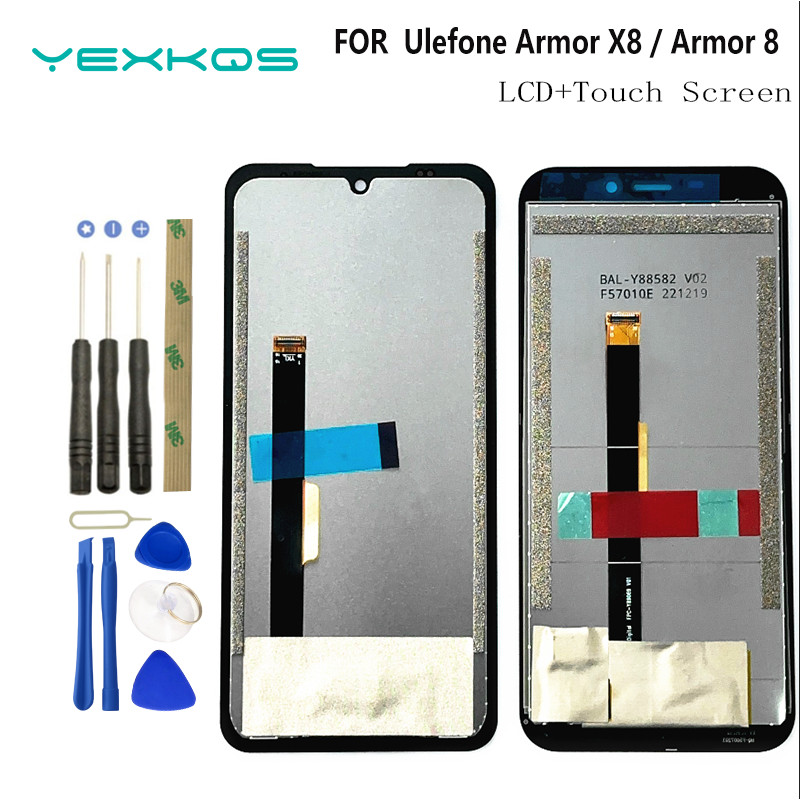 New Original For Ulefone Armor 8 / Armor 8 Pro LCD display+tou  screen sensor replacement for Armor 