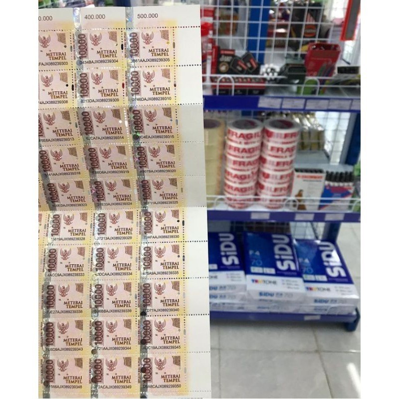 

Materai 10000 TERMURAH.!!