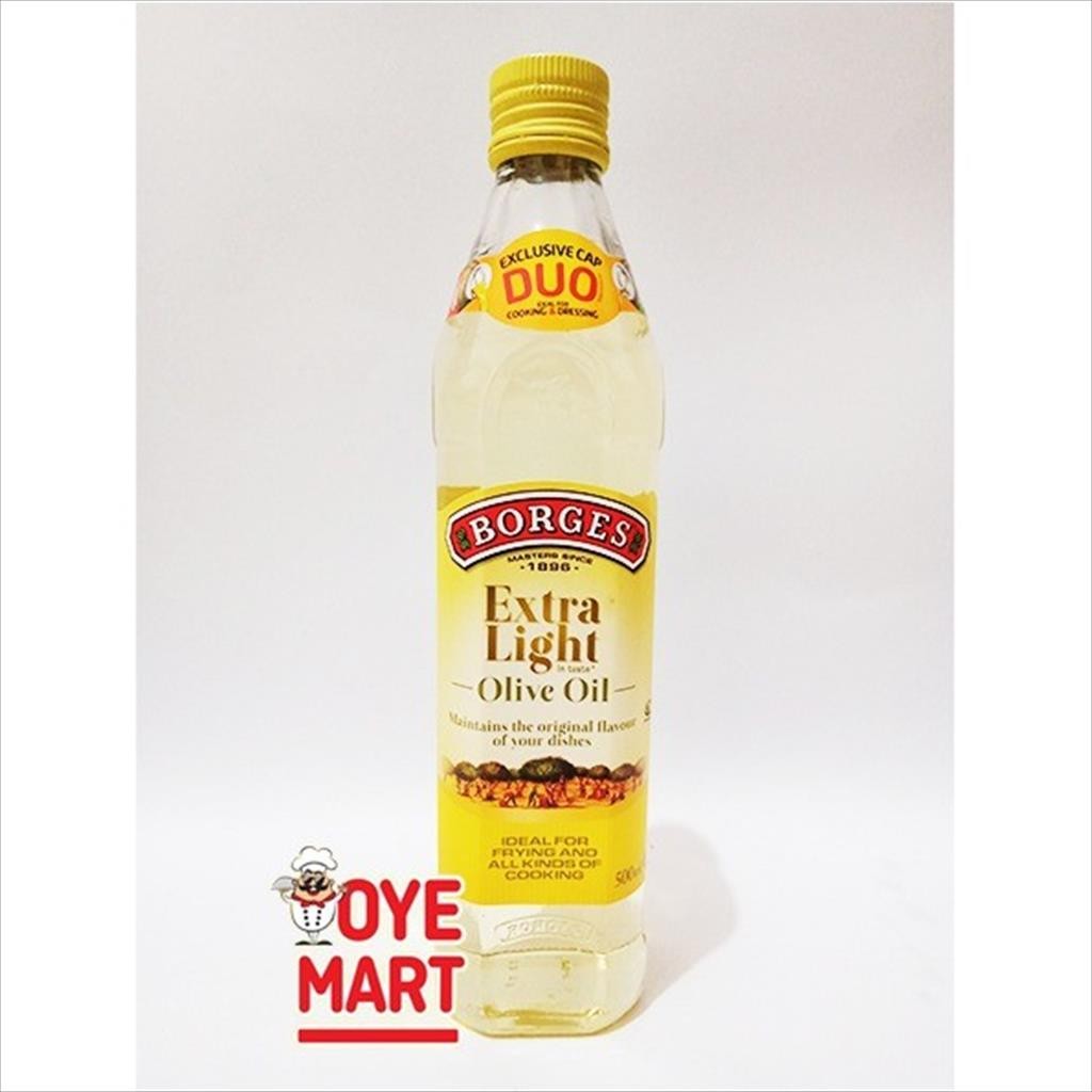 

BORGES EXTRA LIGHT OLIVE OIL 500ML / MINYAK ZAITUN
