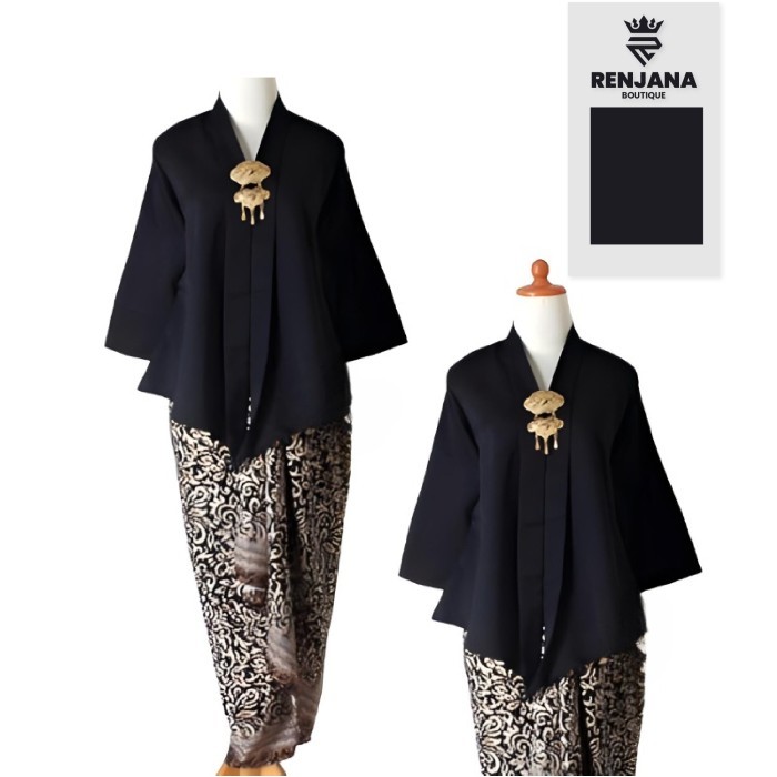 

✨LARIS✨ -kebaya kutu baru floy polos - peach, XL