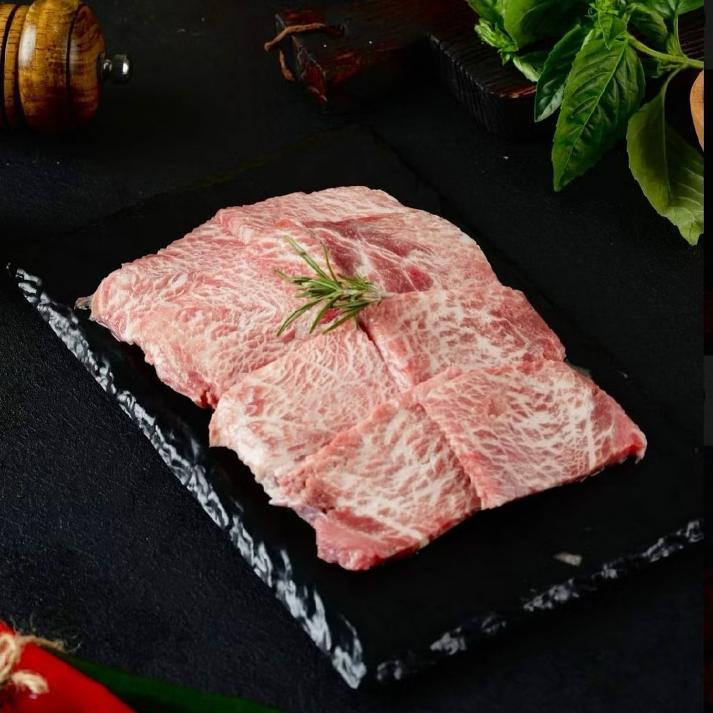

Daging Sapi Wagyu Meltique Yakiniku Cut MB 3/4 - Fresh Cut!