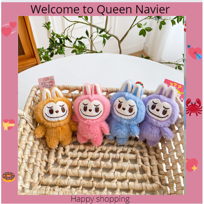 

QN - Gantungan kunci squishy labubu cry baby Ganci boneka lucu