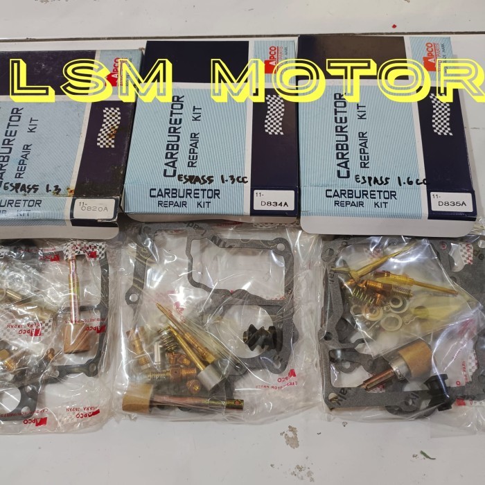 carburator kit napco asli japan espass 1.3cc espass 1.6cc - espass 1.6cc