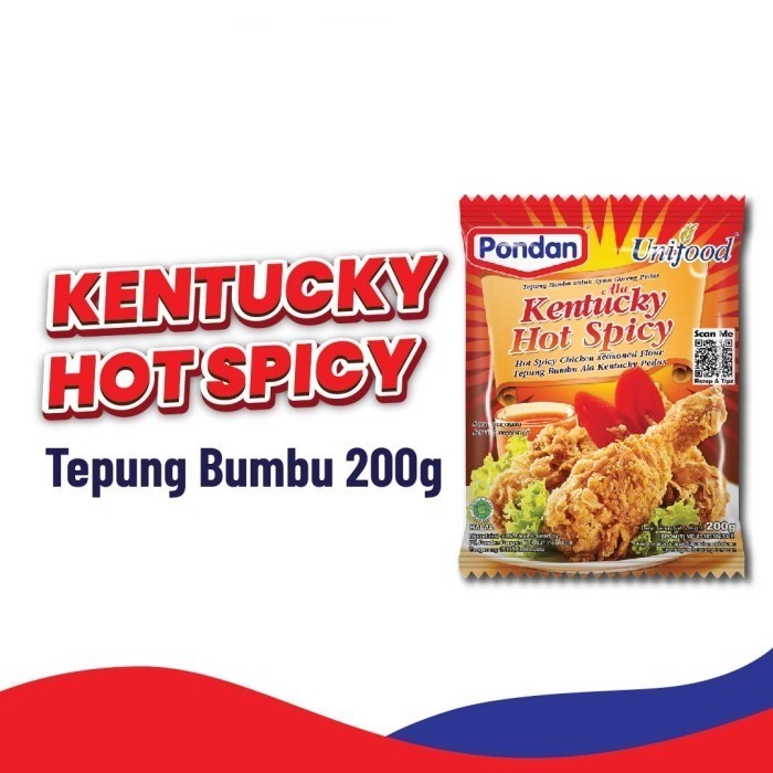 

JOSCELLY.ID PONDAN Unifood Kentucky Hot Sachet 200 gr