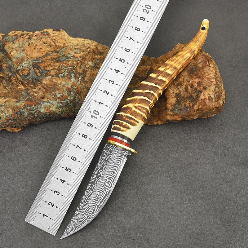 Mongolian Knife Beast Style Outdoor Knife With knife cover Expedition Knife Fishing knife SZ9195