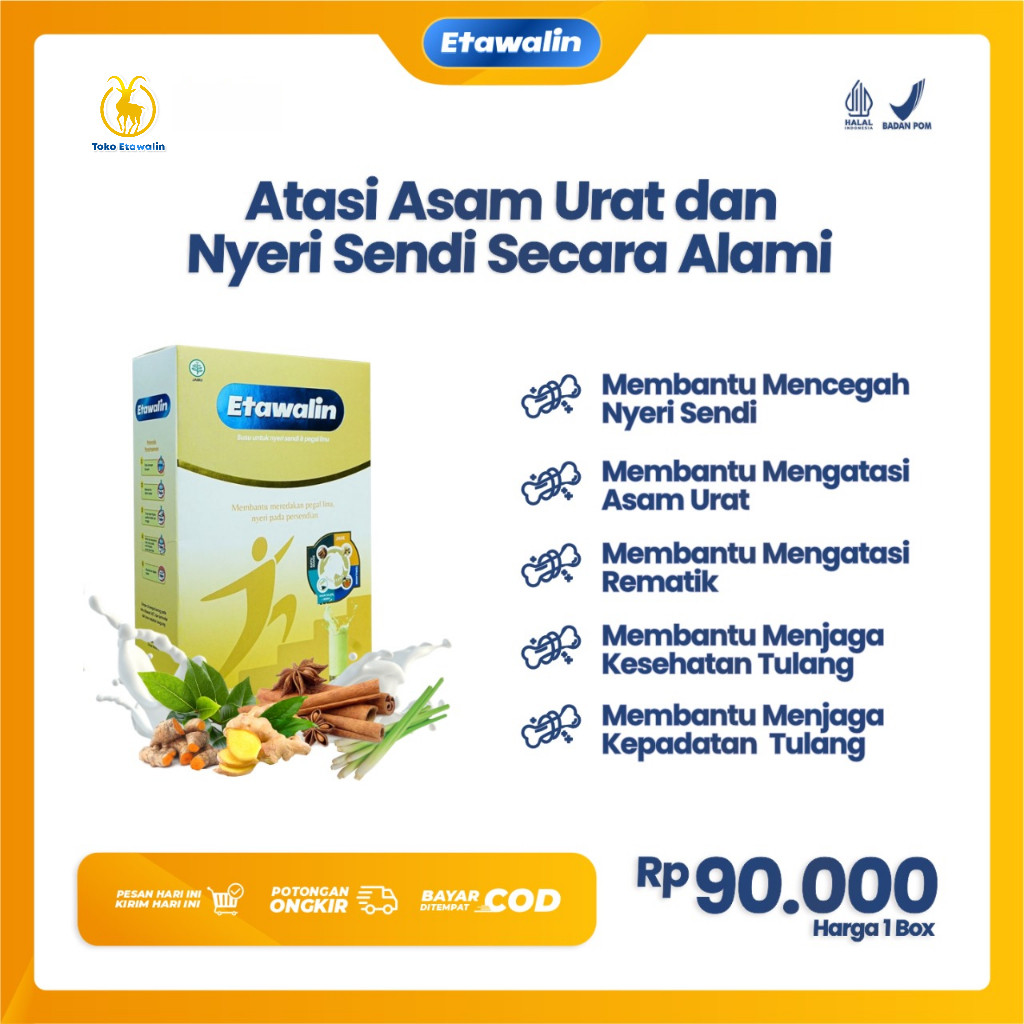 

Susu Etawalin Original - Atasi Asam Urat dan Nyeri Sendi Secara Alami Tanpa Efek Samping, Susu Memperkuat Kepadatan Tulang, Susu Meningkatkan Daya Tahan Tubuh, Susu Asam Urat, Susu Sendi, Susu Nyeri Sendi, Susu Pegal Lini, Susu Asam Urat