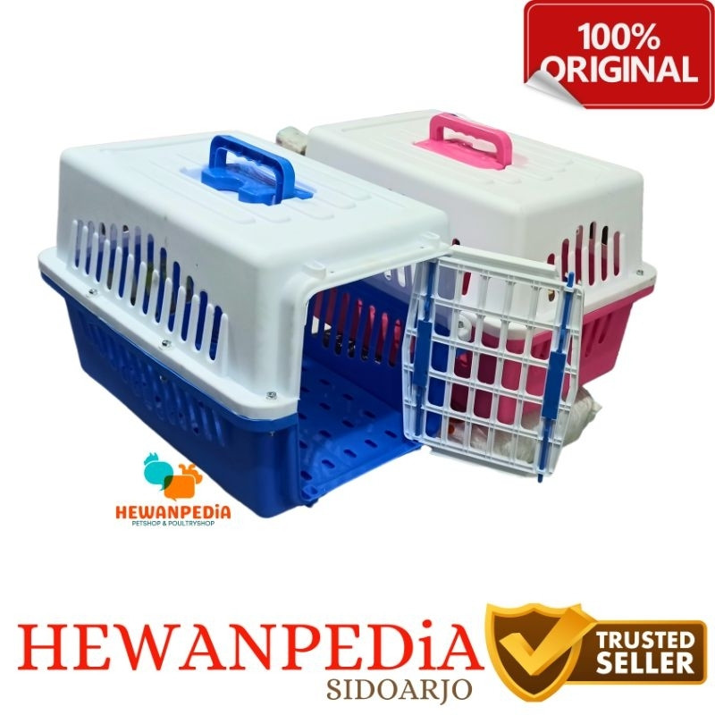 PET CARGO Hewanpedia - Tas Kandang Kucing Anjing Kelinci Carrier Kargo Cat Musang Hewan Hewanpedia O