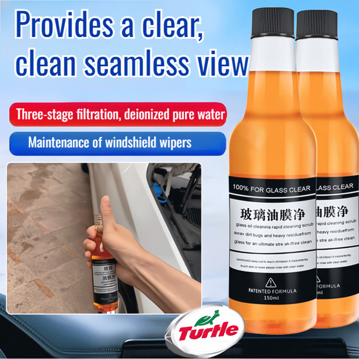 Car Glass Oil Film Cleaner Strong Oil Film Removal Windshield Cleaner