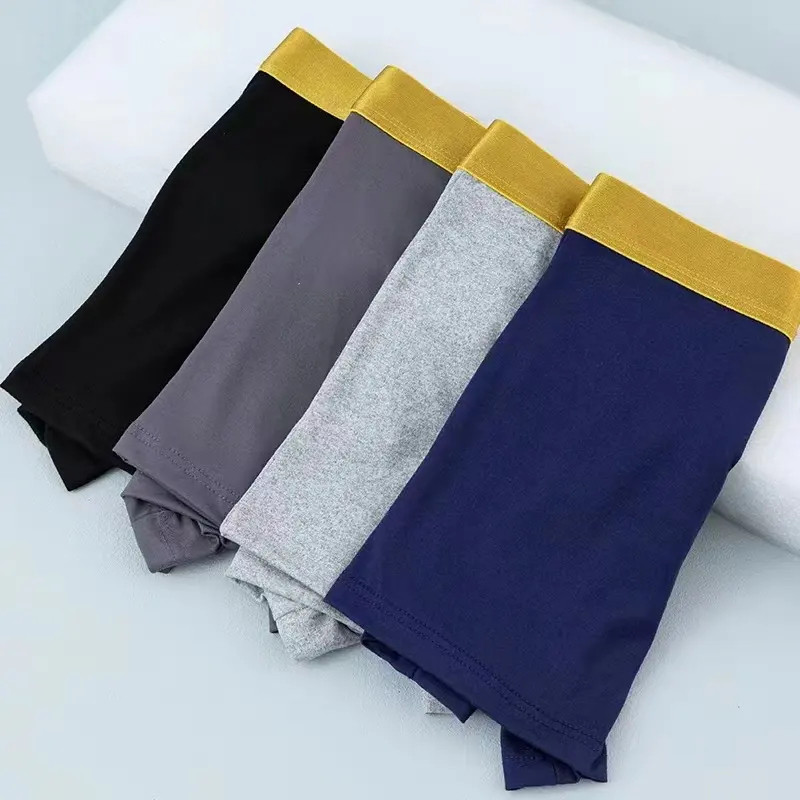 [PROMO 4PCS] Celana Dalam Polyester Pria Dewasa Boxer Pria Boxer Cowok Boxer Laki-Laki