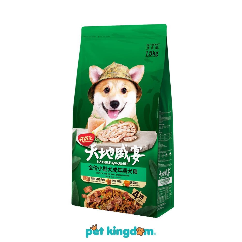 Pet Kingdom Kitchen Flavor Makanan Anjing Kering Adult Antarctic Krill Pakan Anjing Dog Food Kebutuh