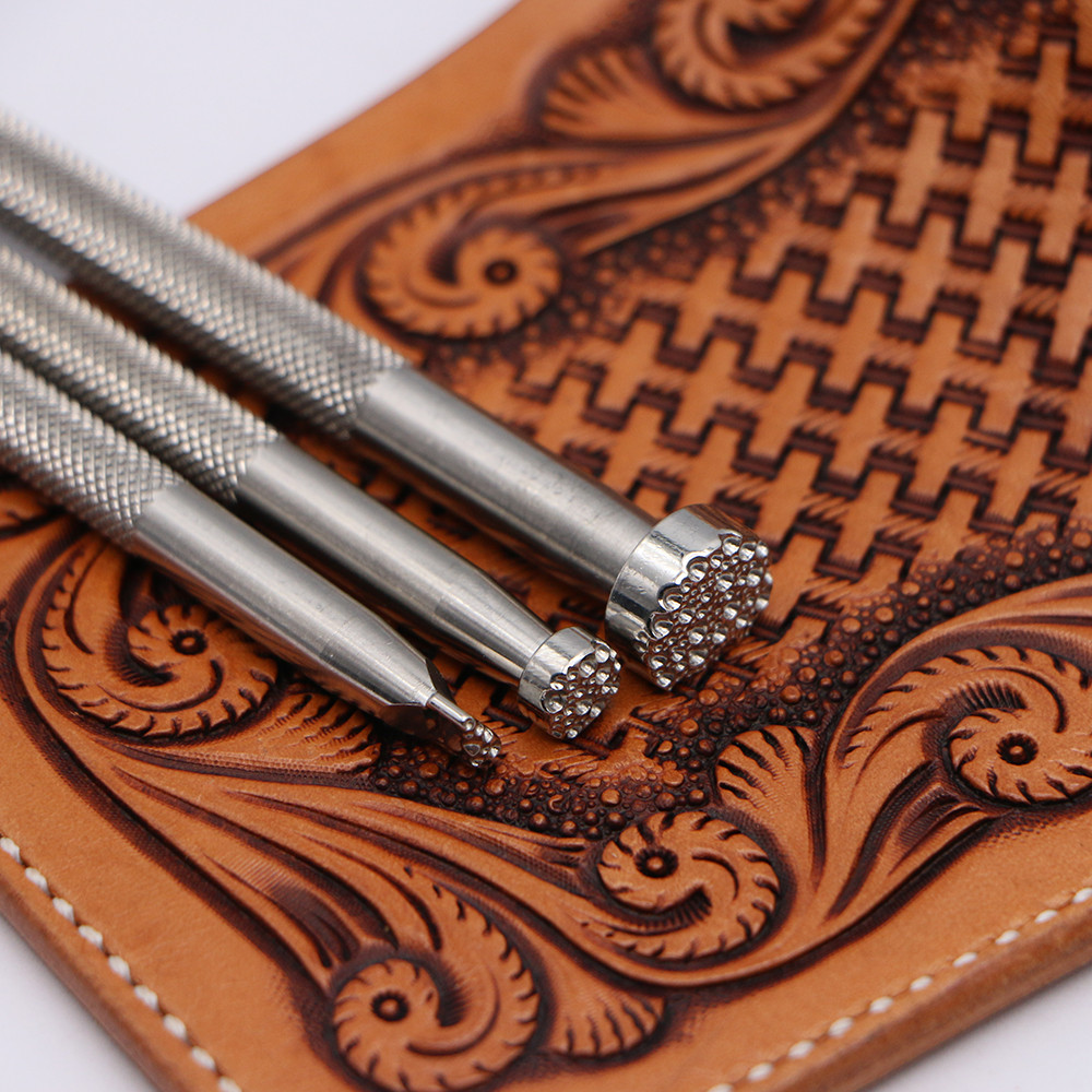 

Leather Work Stamping Tool Background Pattern E003 E004 E005 E043 Carving Leather Craft Zhongjiang 304 Stainless streel Stamps