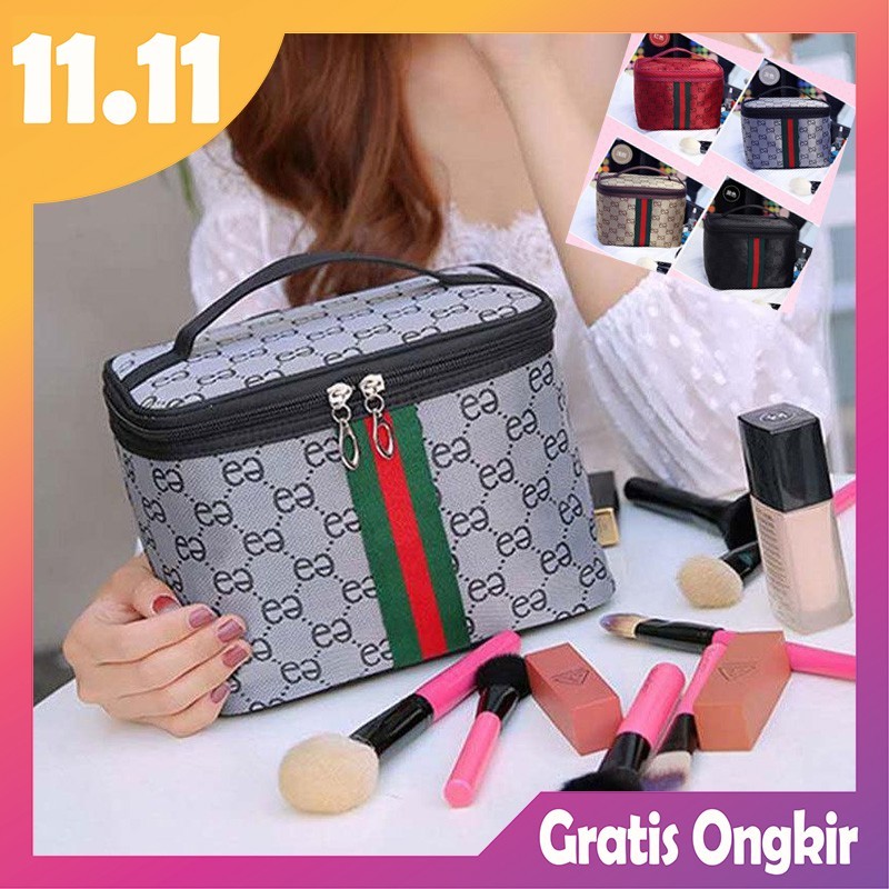 FXG - Tas Kosmetik 2021 Bahan Kanvas Parasut Pounch Make Up Premium Anti Air TK01 Tahan Bocor Bag