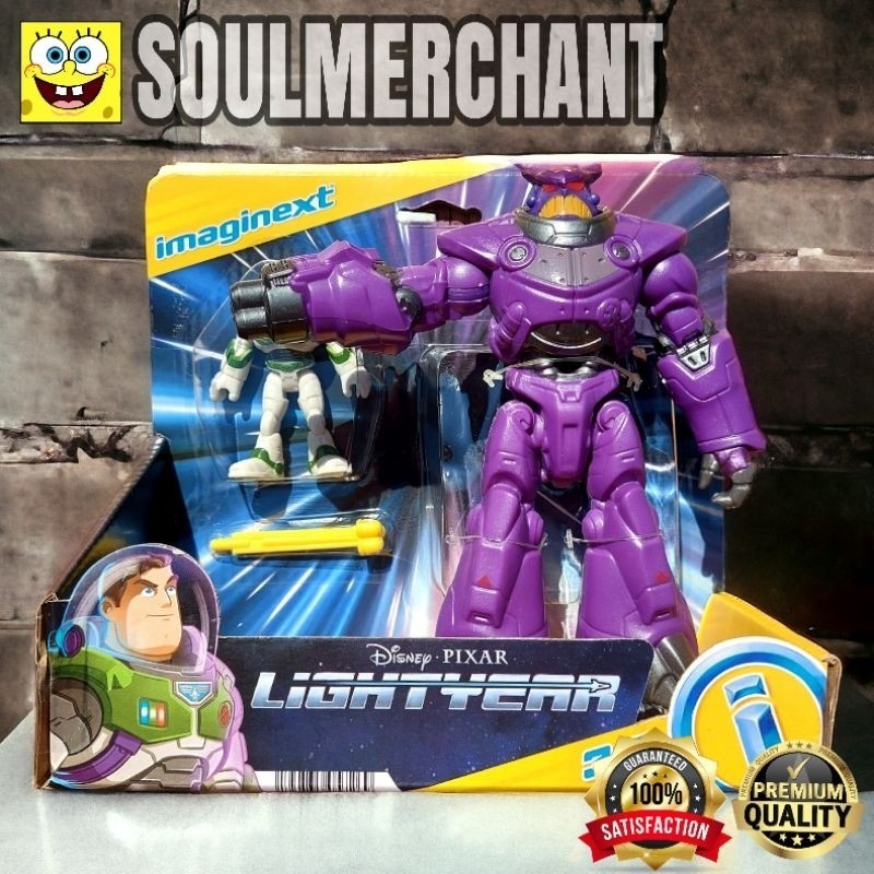 IMAGINEXT LIGHTYEAR BATTLE BLAST ZURG - DISNEY PIXAR BUZZ LIGHTYEAR ROBOT MATTEL